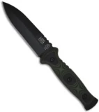 TOPS Knives Lone Rider Fixed Blade Spear Point Knife (Black PLN) LR-01