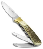 Puma IP Waldjäger Fixed Blade Knife Stag (3.5" Satin) 813597