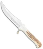 Puma SGB Skinner Fixed Blade Knife Stag (5.25" Satin)