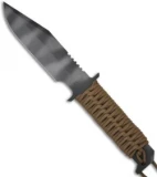 Strider Knives D9 MOD 10 Fixed Blade Knife w/ Tan Cord Wrapped (Tiger PLN)