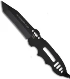 TOPS Knives Interceptor #301 Police Utility Fixed Blade Tanto Knife (4" Plain)