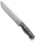 Bark River Knives Bravo 2 Green Canvas Micarta Fixed Blade Knife (Satin PLN)