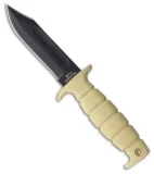 Ontario  Spec Plus SP-2 Survival Bowie Knife Tan Kraton (5.5" Black) 8305