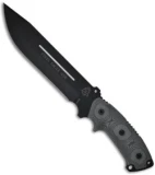 TOPS Knives Steel Eagle Large 107E Knife (7" Black Plain)