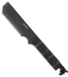 CRKT M.A.K.-1 McGowan Fixed Blade Knife w/ Sheath (3" Black Plain) 2050K
