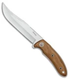 Katz Knives Yukon Hunting Fixed Blade Knife Ash Wood (5.6" Satin)