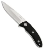 Katz Predator Fixed Blade Knife Black Kraton (4.5" Satin)