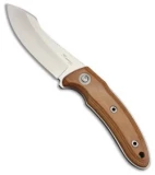 Katz Kagemusha Fixed Blade Knife Blonde Ashwood (3.50" Satin) NFXBA