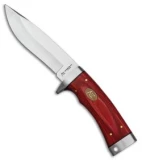 Katz Knives Lion Cub Fixed Blade Knife Cherry Wood (5.125" Satin) K-300/CW
