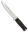 Katz Knives Alley Kat Fixed Blade Knife Black Kraton (6.5" Satin) 6006