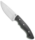 Klecker Abiqua Hunter Fixed Blade Knife Black G-10 (4" Satin) DK-151-BK