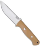 Bark River Knives Bravo 1 Antique Ivory Micarta Fixed Blade Knife (4.25" Plain)