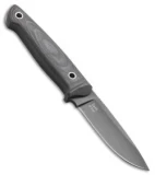 Kizlyar Supreme Santi Fixed Blade Knife Gray/Black Micarta (3.5" Black) KK0048