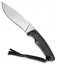 Kizlyar Supreme Savage Fixed Blade Knife Black G-10 (5.125" Satin) KK0029