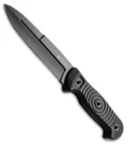 Kizlyar Supreme Legion Fixed Blade Knife Black G-10 (5.625" Black) KK0023