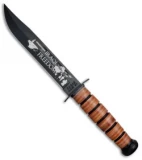 Ka-Bar Bowie US Army Operation Iraqi Freedom Fixed Blade Knife (7" Black) 9127