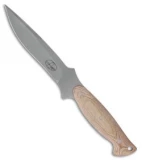 Hazen Knives Boot Fixed Blade Knife Tan Micarta (5.625" Bead Blast)