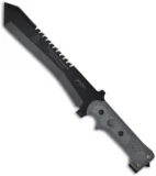 TOPS Knives Hawkes Hellion Survivor 2020 Fixed Blade Knife (9" Black Plain)