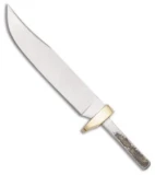 Tallen Mini Hunter Clip Point Fixed Blade Knife Blank (3.5" Satin) BL-004