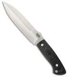 Bark River Essos Fixed Blade Knife Black Canvas Micarta (5.375" Satin)