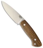Bark River Santos Fixed Blade Knife Bocote Wood (4.125" Satin)