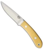 Bark River Blackwater II Fixed Blade Knife Antique Ivory Micarta (4.25" Elmax)