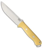 Bark River Knives Bravo 1.25 Fixed Blade Knife Antique Ivory Micarta (5" S35VN)