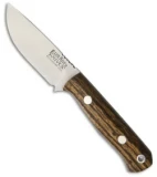 Bark River Bravo Micro Fixed Blade Knife Bocote Wood (2.25" Elmax Satin)