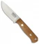 Bark River Bravo Micro Fixed Blade Knife Natural Canvas Micarta (2.25" Elmax)