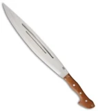 Bark River Barong Fixed Blade Knife Natural Canvas Micarta (16.5" Satin)