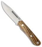 Bark River Knives Springbok II Fixed Blade Knife Bocote Wood (4.25" Satin)
