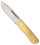 Bark River Knives Springbok II Fixed Blade Antique Ivory Micarta (4.25" Satin)