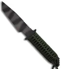 Strider Knives WB MOD 10 Tanto Fixed Blade Knife w/ OD Cord Wrapped (Tiger PLN)