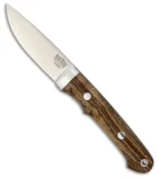 Bark River Classic Utility Caper Fixed Blade Knife Bocote Wood (3.25" Satin)