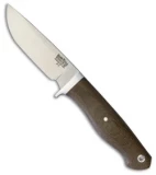 Bark River Fieldsman Fixed Blade Knife Green Canvas Micarta (3.375" Satin)