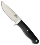 Bark River Fieldsman Fixed Blade Knife Black Canvas Micarta (3.375" Satin)