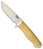 Bark River Fieldsman Fixed Blade Knife Antique Ivory Micarta (3.375" Satin)