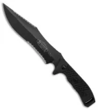 Microtech Arbiter Fixed Blade Knife (8.75" Black Double Serr) 104-3