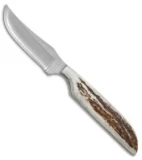 Anza Knives SP2-FE Fixed Blade Knife Stag Horn (3.25" Satin)