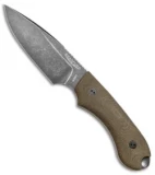 Bradford Knives Guardian4 Knife 3D OD Green Micarta (False Edge/M390/Nimbus)