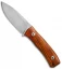 LionSteel M4 Fixed Blade Knife Cocobolo Wood (3.75" Satin M390)