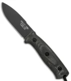 Utility Tool Knives Wilderness Knife No. 5 Black Micarta (3.75" Black) UTK0097