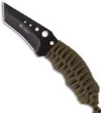 CRKT Crawford N.E.C.K. Tanto Fixed Blade Knife (2.75" Black) 2030CW
