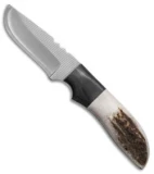 Anza Knives WK-3E Fixed Blade Knife Stag Horn (3.25" Plain)
