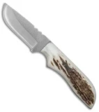 Anza Knives JWK-3FE Fixed Blade Knife Stag Horn (3.25" Satin)