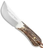 Muela Gazapo Fixed Blade Knife Stag Horn (3" Satin)