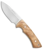 Muela Rhino Fixed Blade Knife Olive Wood (4" Satin)