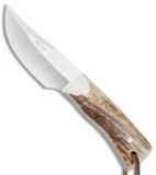 Muela Orix Fixed Blade Knife Stag Horn (3.375" Satin)