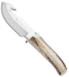 Muela Viper Fixed Blade Knife Stag Horn (4.375" Satin)