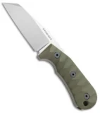 Groniger Knives Custom Reverse Tanto Fixed Blade Knife OD Green G-10 (3.1" SW)